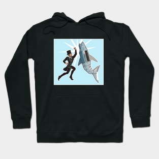 Abe Lincoln vs RoboShark Hoodie